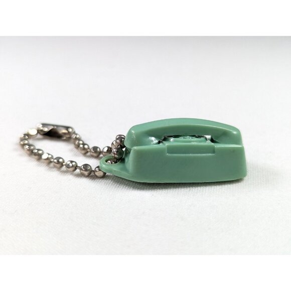 Vintage 2 STARLITE telephone advertising keyrings, Retro wall mounted rotary - Picture 5 of 8